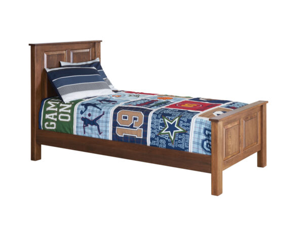 Traditional Raised Panel Bed - Twin