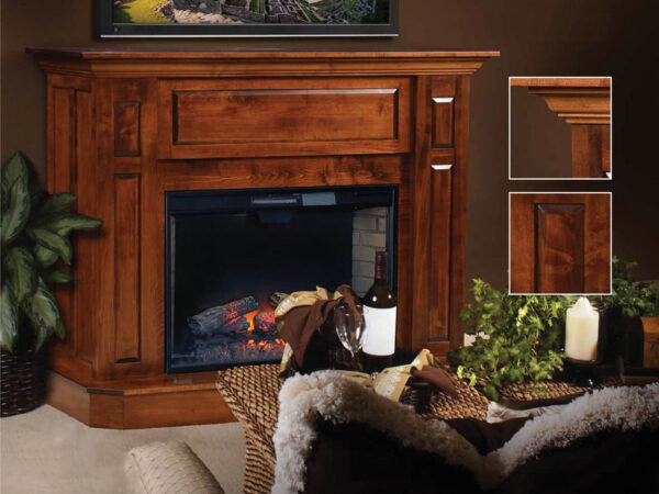 Abbie Mantle Fireplace Console