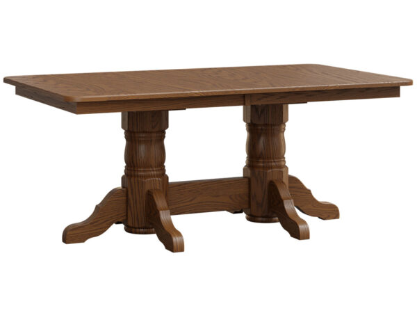 Double Pedestal Table