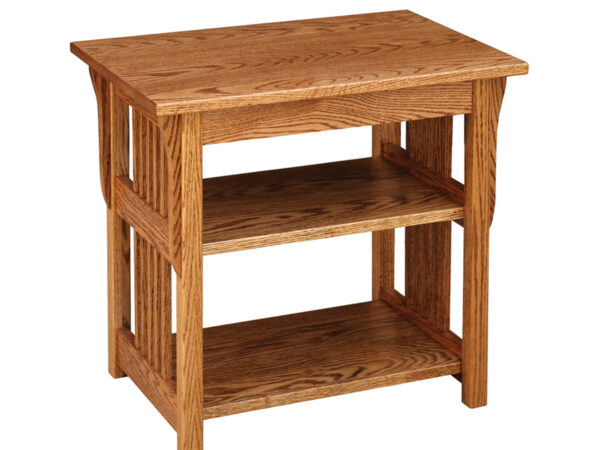 Prairie Mission Double Shelf TV Stand