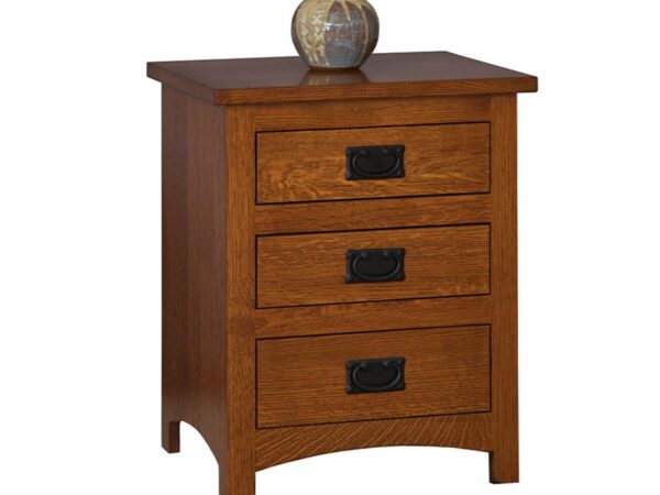 Michaels Mission 3 Drawer Nightstand