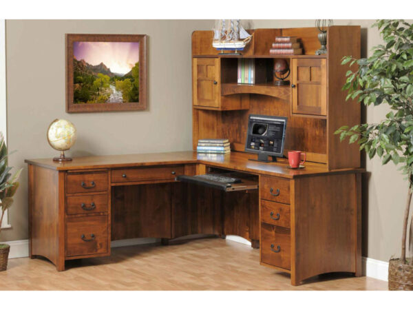 Rivertowne L Desk With Hutch