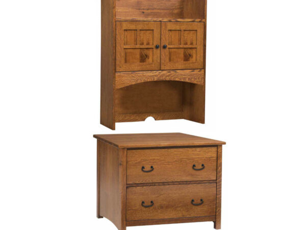 Rivertowne Lateral File With Hutch