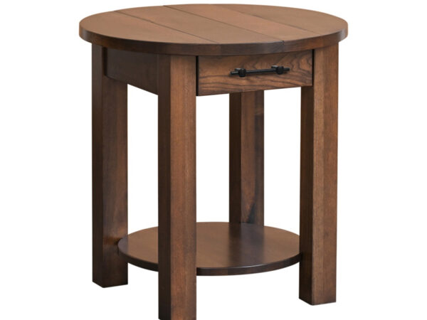 Barn Loft Round End Table