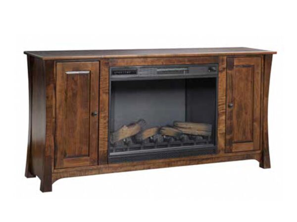 Woodbury Firebox TV Stand