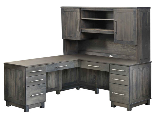 La Salle Urban L-Desk With Hutch