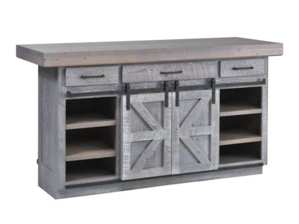 Urban Bar with Barn Doors