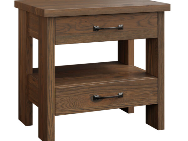 Cheyenne 2 Drawer Nightstand with Open Shelf