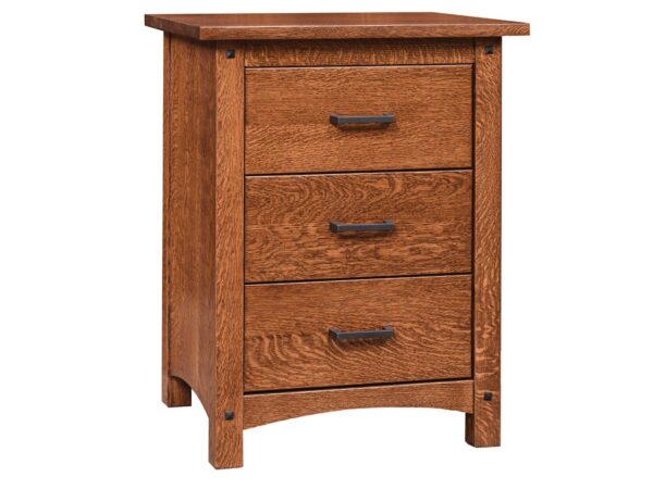 Emory Grand 3 Drawer Nightstand