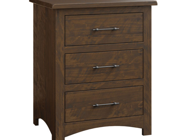 Barn Floor 3 Drawer Nightstand