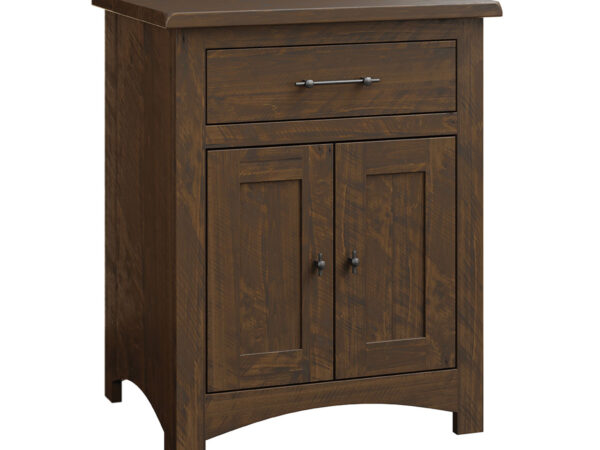 Barn Floor 2 Door Nightstand