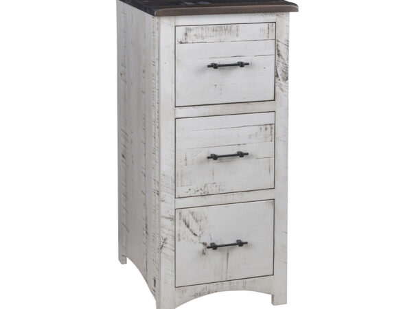 Barn Floor 3 Drawer File Cabinet