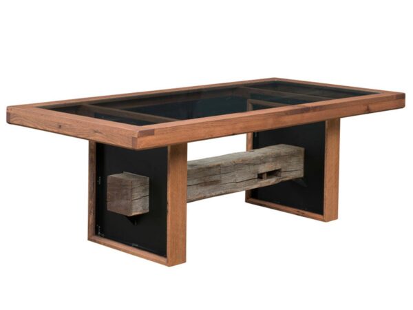 1869 Tempered 1/2" Glass Top Table