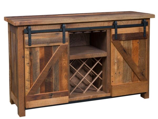 Barn Door Wine Server