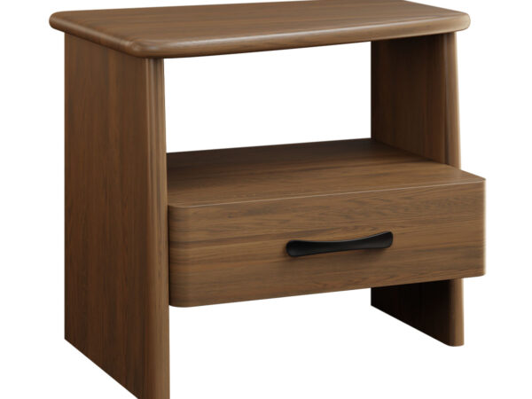 Pueblo 1 Drawer Nightstand Curved
