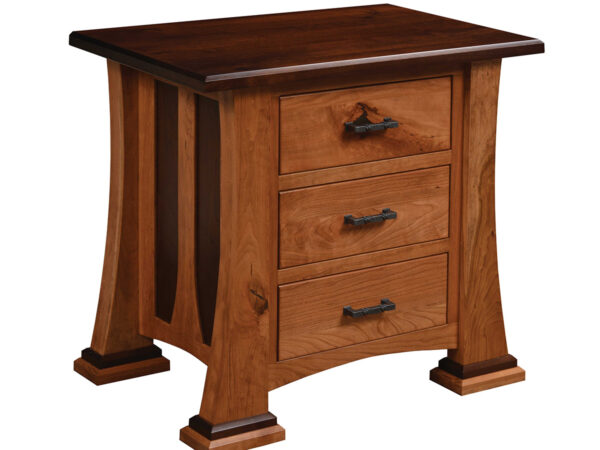 Caledonia 3 Drawer Nightstand