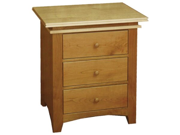 Maple Creek 3 Drawer Nightstand