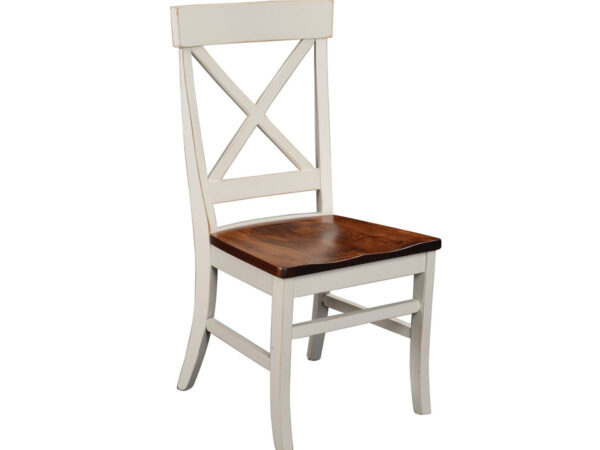 Single X Back Chair