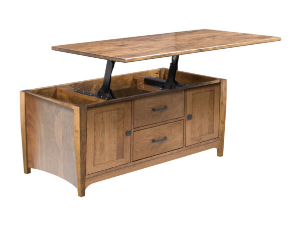 Woodland Shaker Enclosed Lift Top Coffee Table
