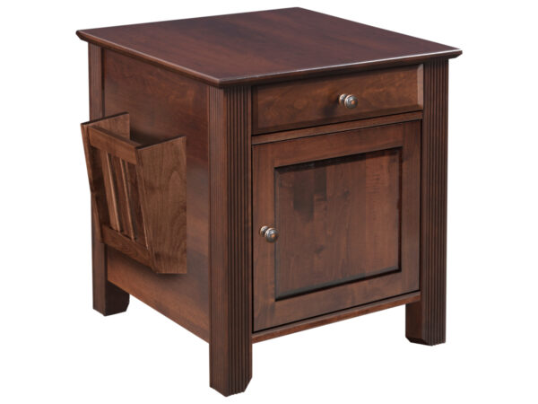 Arlington Enclosed End Table with Magazine Rack