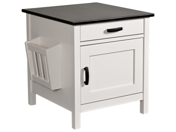 Buckhannon Enclosed End Table with Magazine Rack