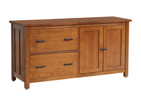 Coventry Mission Lateral File Credenza with Right Doors