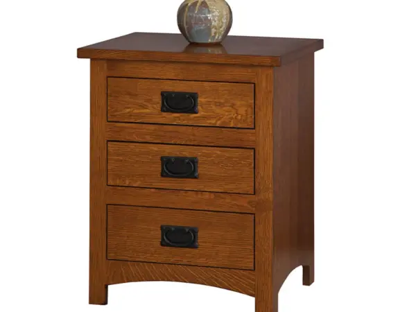 Michaels Mission 3 Drawer Nightstand