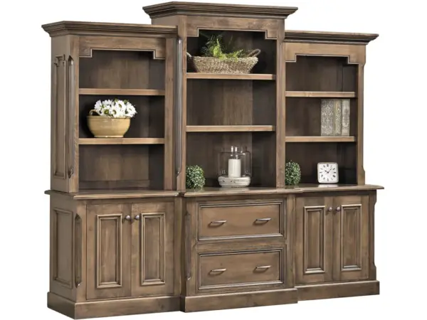 Kingston 92" Base and Three Piece Hutch