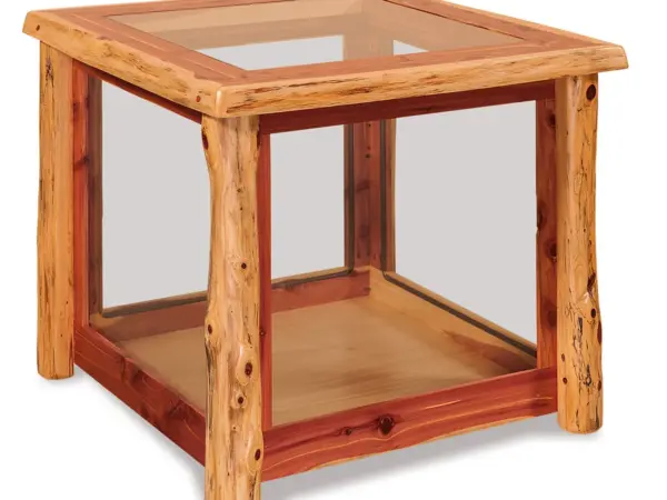 End Table with Glass