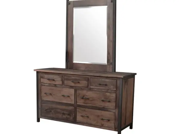 Structura Low Dresser with Mirror