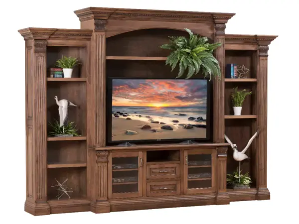 Montereau Entertainment with Side Bookcases