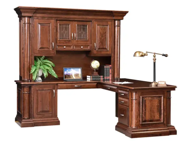 Paris Corner Desk & Hutch