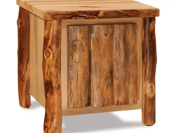 End Table with Door