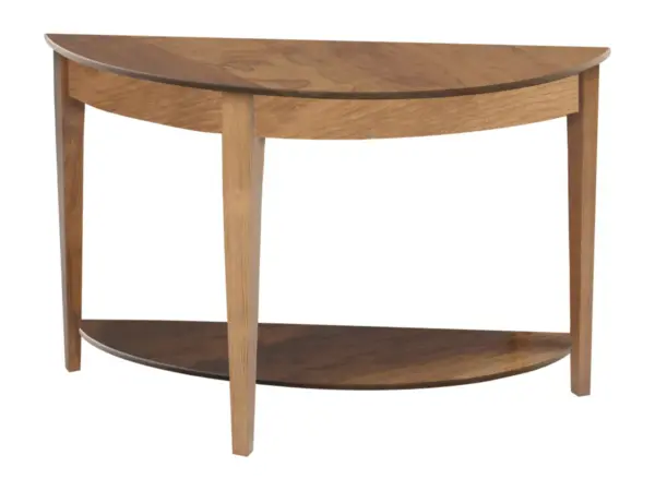 Woodland Shaker Half Round Hall Table