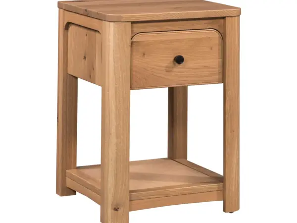 Aspen 1 Drawer Nightstand with Shelf