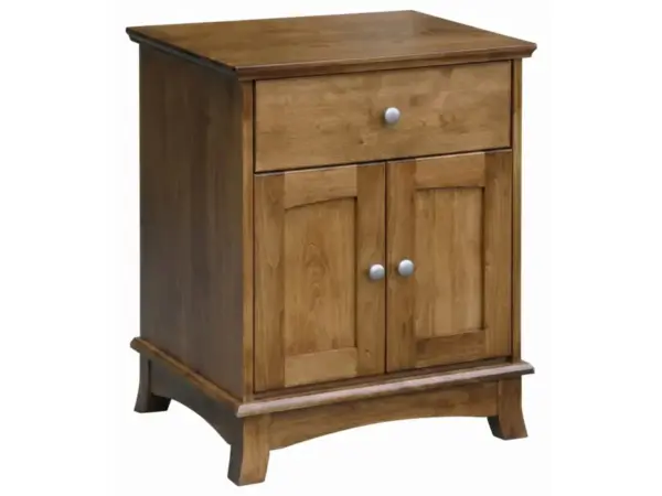 Crescent One Drawer Two Door Nightstand