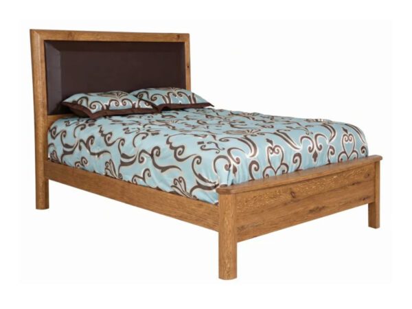 Meridian Leather Panel Bed