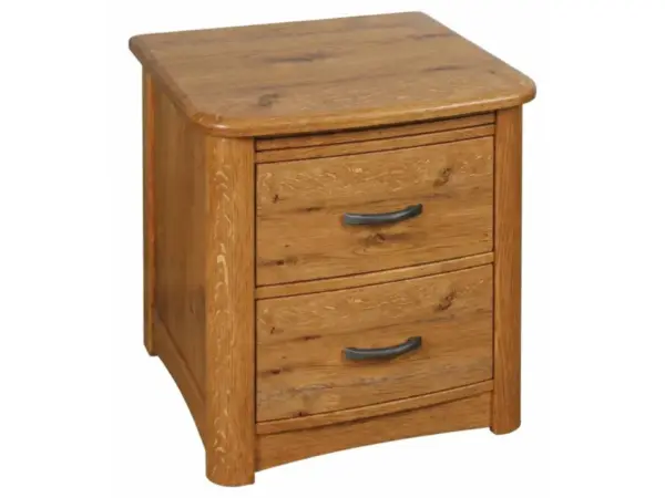 Meridian Two Drawer Nightstand