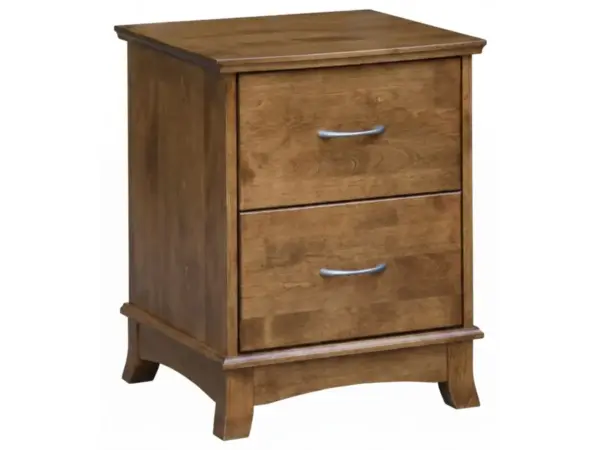 Crescent 2 Drawer Nightstand