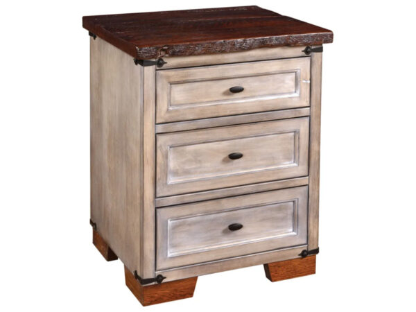 Farmhouse Heritage Three Drawer Nightstand