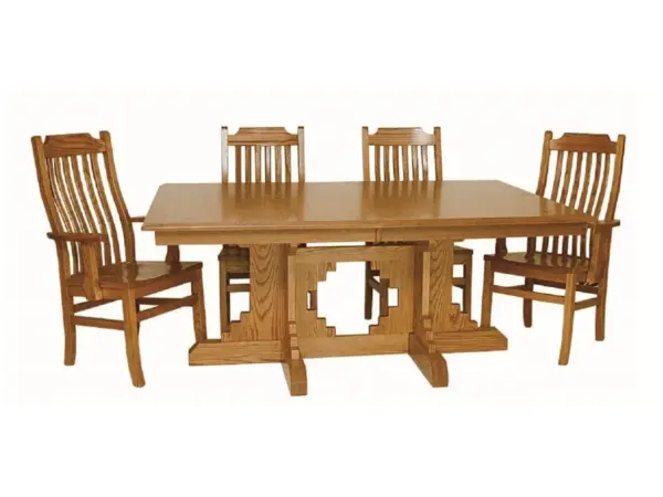Santa Rosa Double Pedestal Table