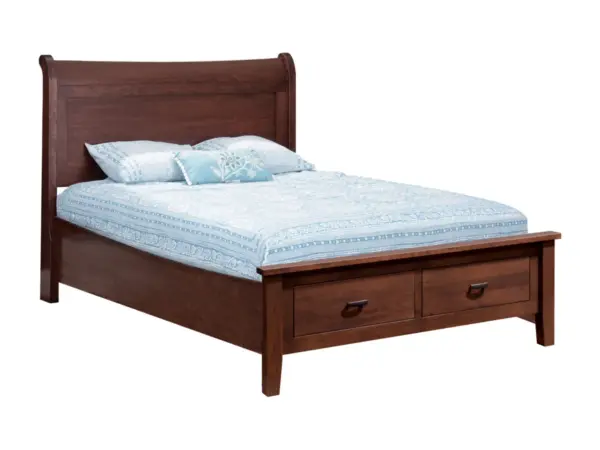 Luxembourg Bed with Footboard Storage