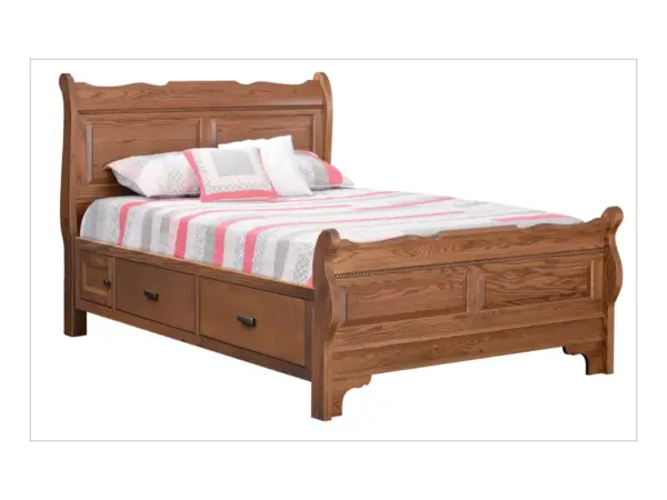Berkshire Bed with Side Storage