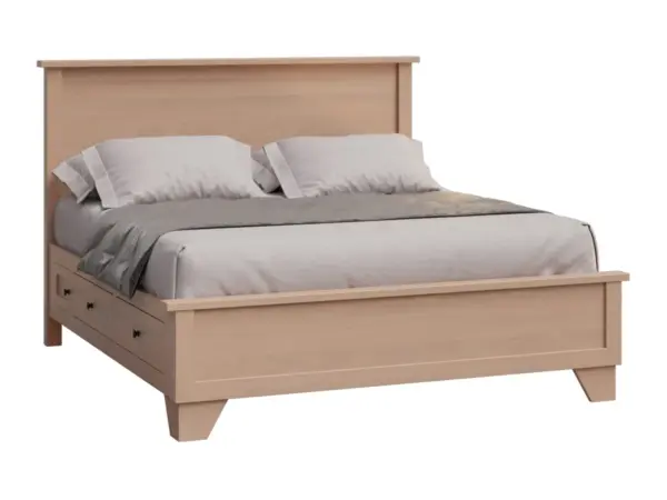 Monterey Bed with Side Storage