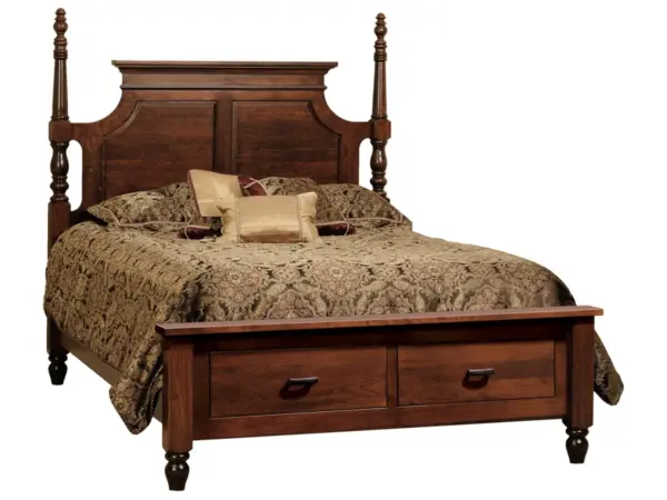 Jamestown Bed with Footboard Storage