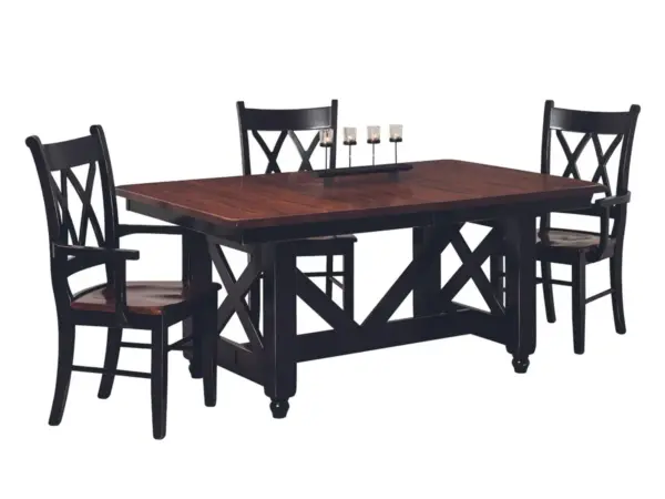 Renaissance Double Pedestal Table