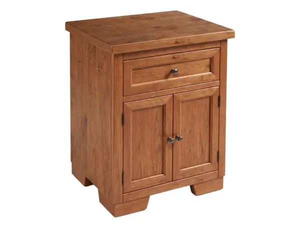 Farmhouse One Drawer Two Door Nightstand