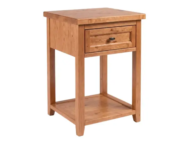Farmhouse One Drawer Open Nightstand