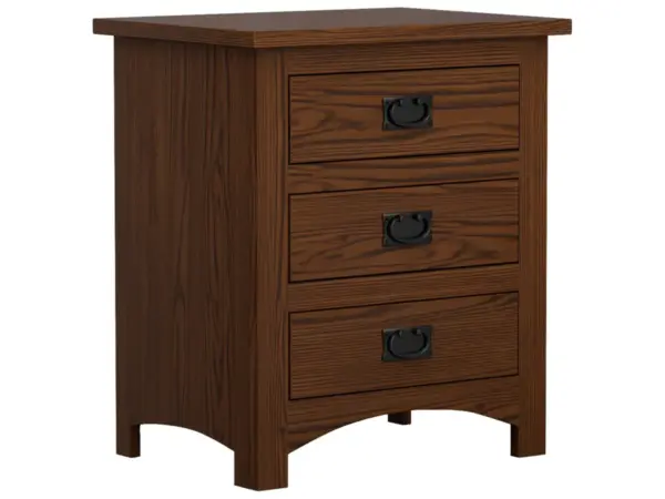 Siesta Mission 3 Drawer Nightstand