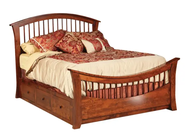 Rainbow Spindle Bed